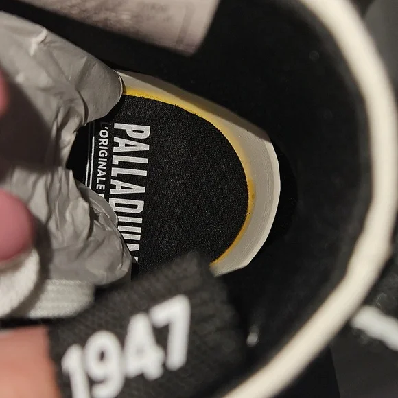 Palladium Revolt Hi TX Star White Platform Shoes, NEW! Size 10 - Picture 13 of 16